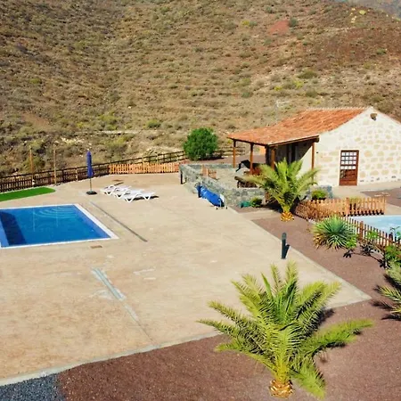 Casa rural con piscina privada, BBQ, vista a océano en Tenerife Sur *