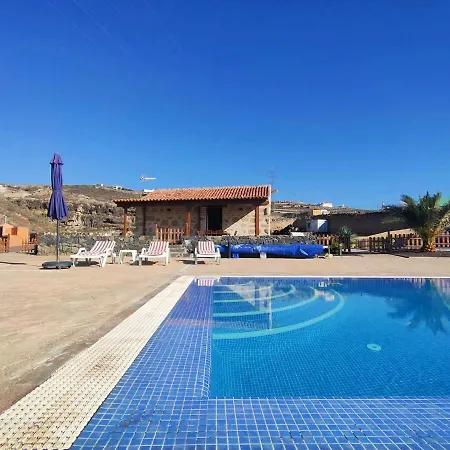 Hébergement de vacances Casa rural con piscina privada, BBQ, vista a océano en Tenerife Sur San Miguel de Abona