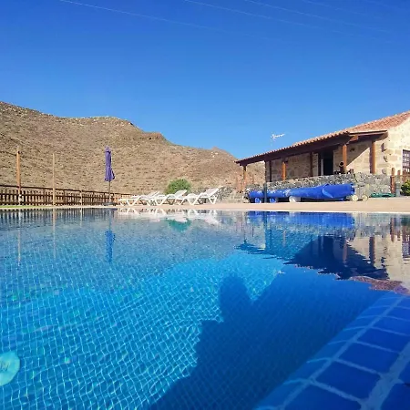Casa rural con piscina privada, BBQ, vista a océano en Tenerife Sur San Miguel de Abona