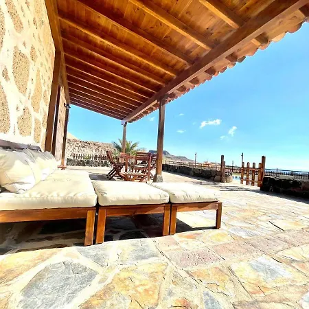 Casa rural con piscina privada, BBQ, vista a océano en Tenerife Sur *